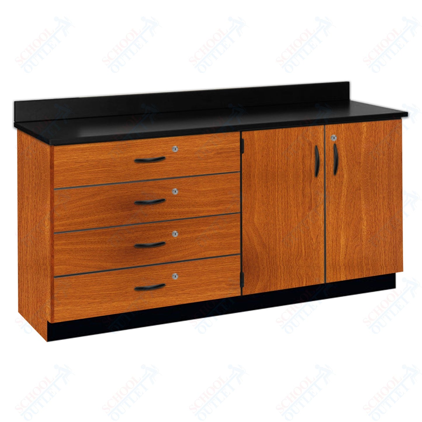 Chemical Resistant Laminate Top Wall Work Counter with Lock (84170 K36 21)