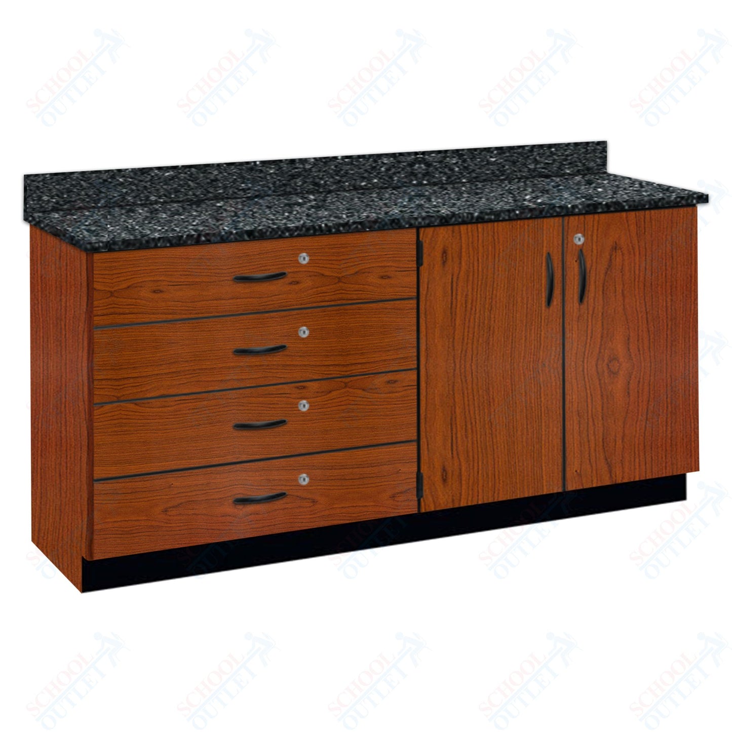 Chemical Resistant Laminate Top Wall Work Counter with Lock (84170 K36 21)