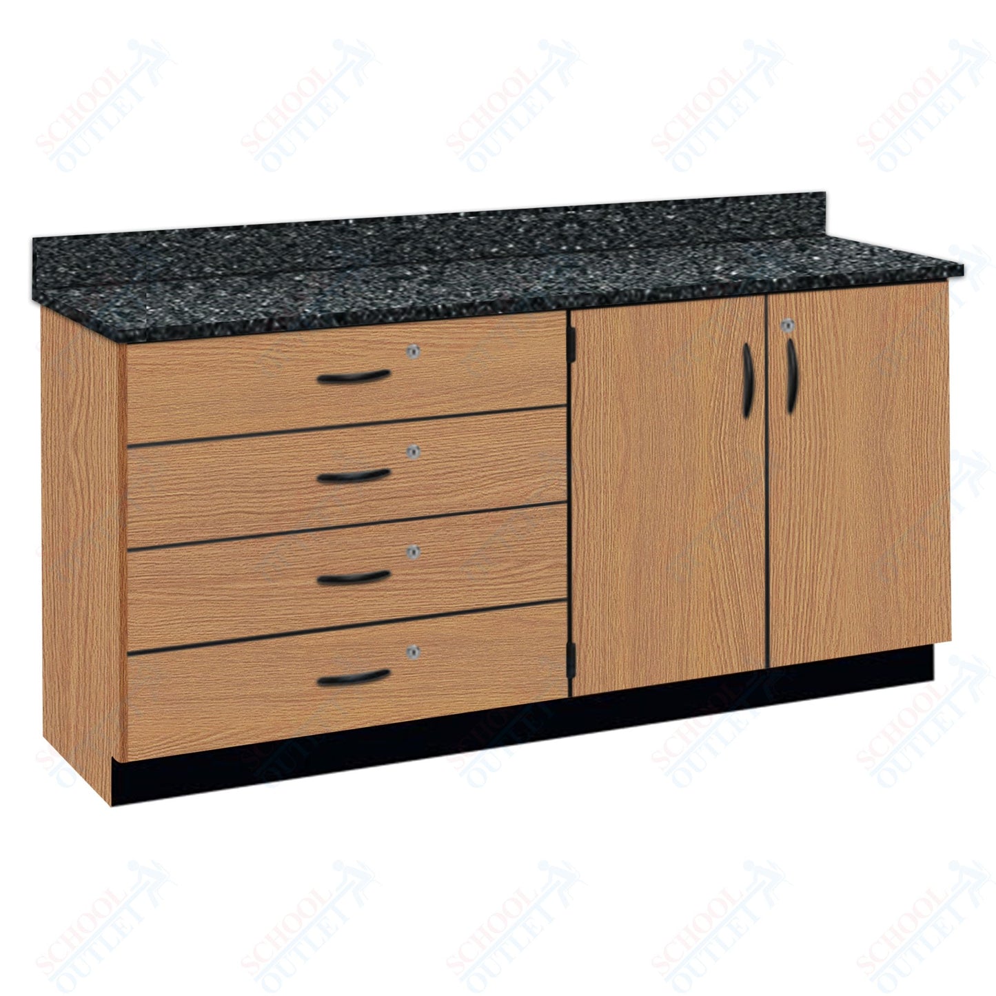 Chemical Resistant Laminate Top Wall Work Counter with Lock (84170 K36 21)