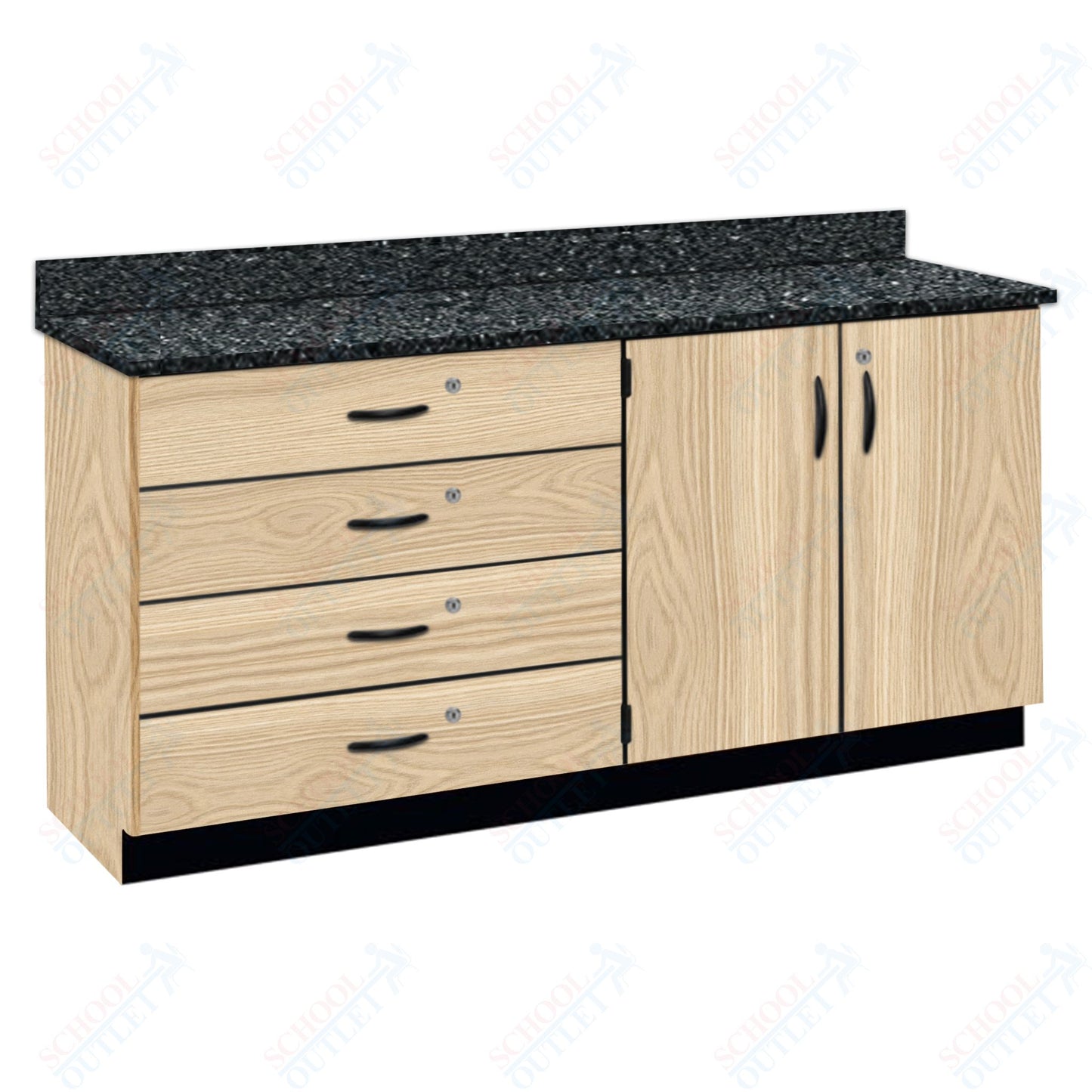 Chemical Resistant Laminate Top Wall Work Counter with Lock (84170 K36 21)