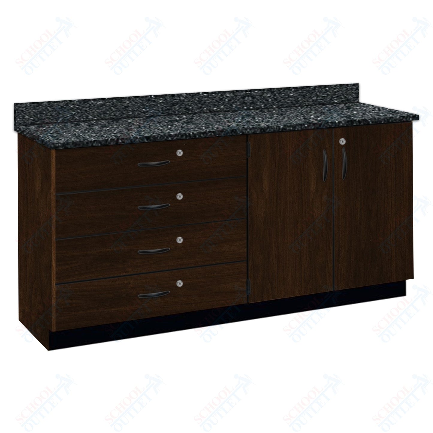 Chemical Resistant Laminate Top Wall Work Counter with Lock (84170 K36 21)