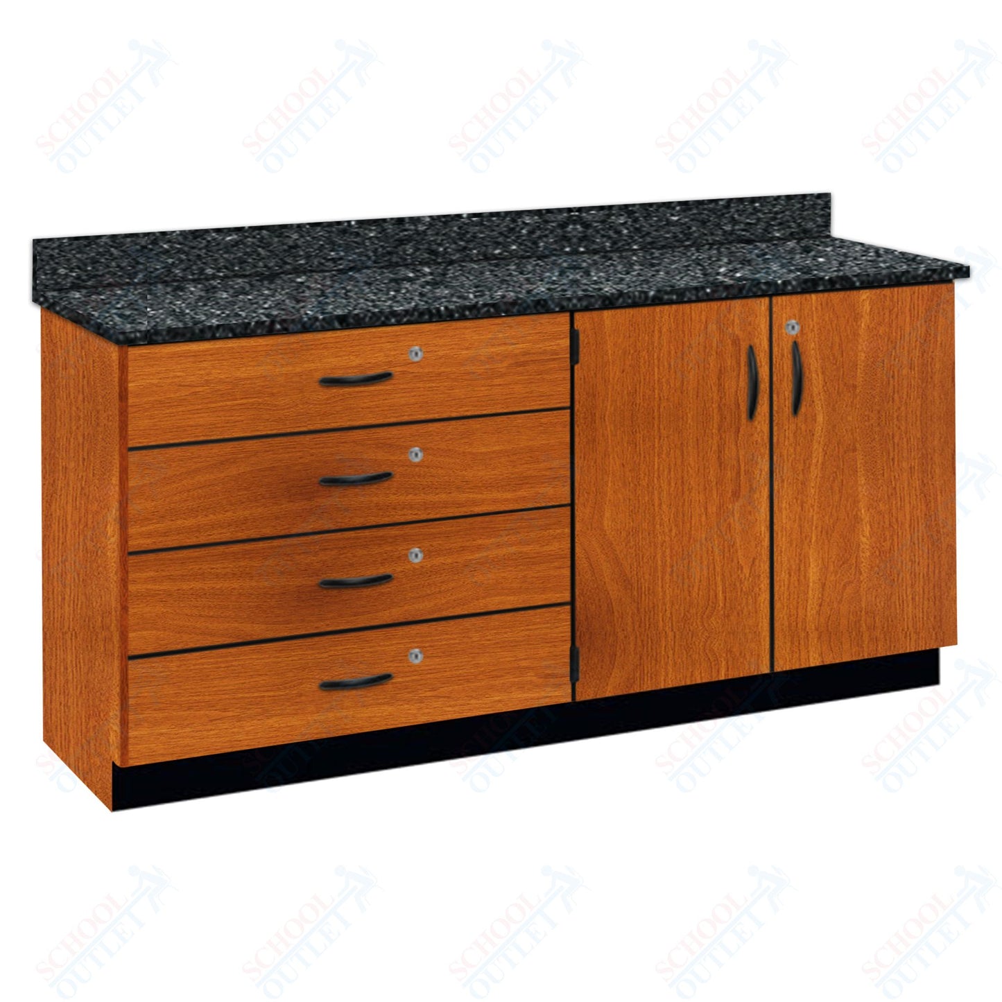 Chemical Resistant Laminate Top Wall Work Counter with Lock (84170 K36 21)