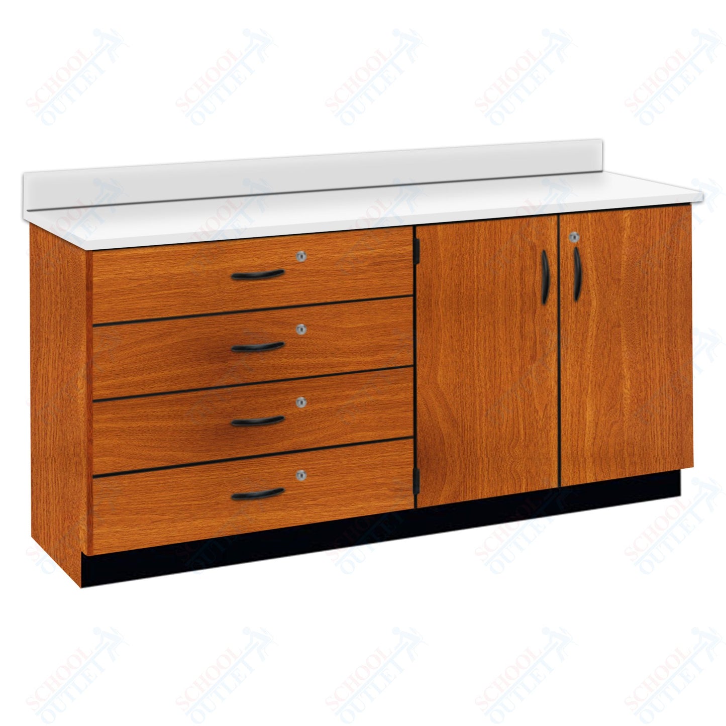 Chemical Resistant Laminate Top Wall Work Counter with Lock (84170 K36 21)