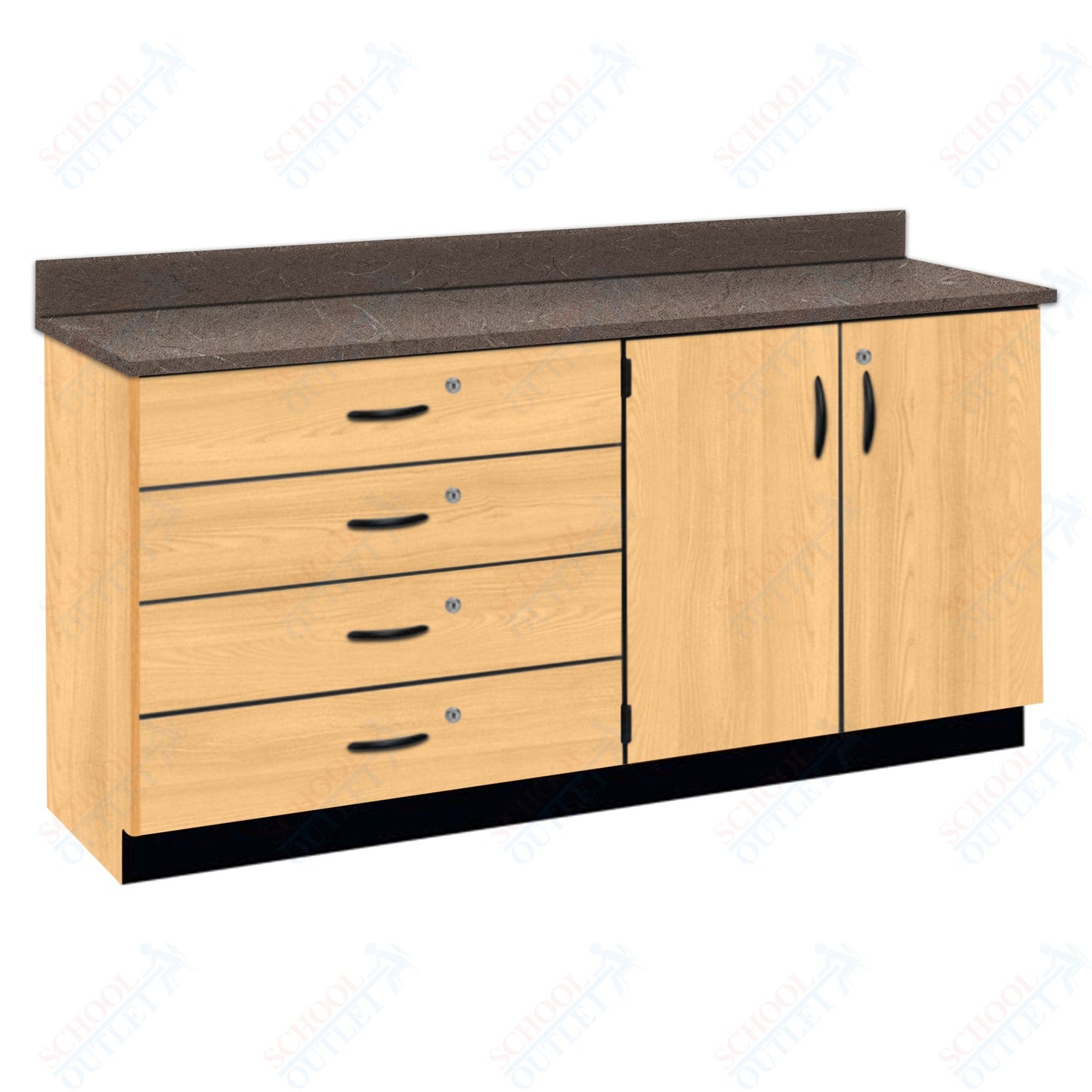 Phenolic Top Wall Work Counter with Lock (84170 K36 24)