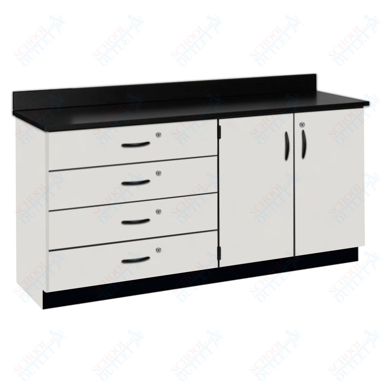 Phenolic Top Wall Work Counter with Lock (84170 K36 24)