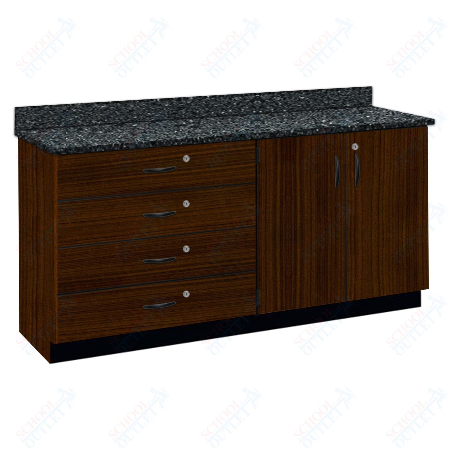 Phenolic Top Wall Work Counter with Lock (84170 K36 24)