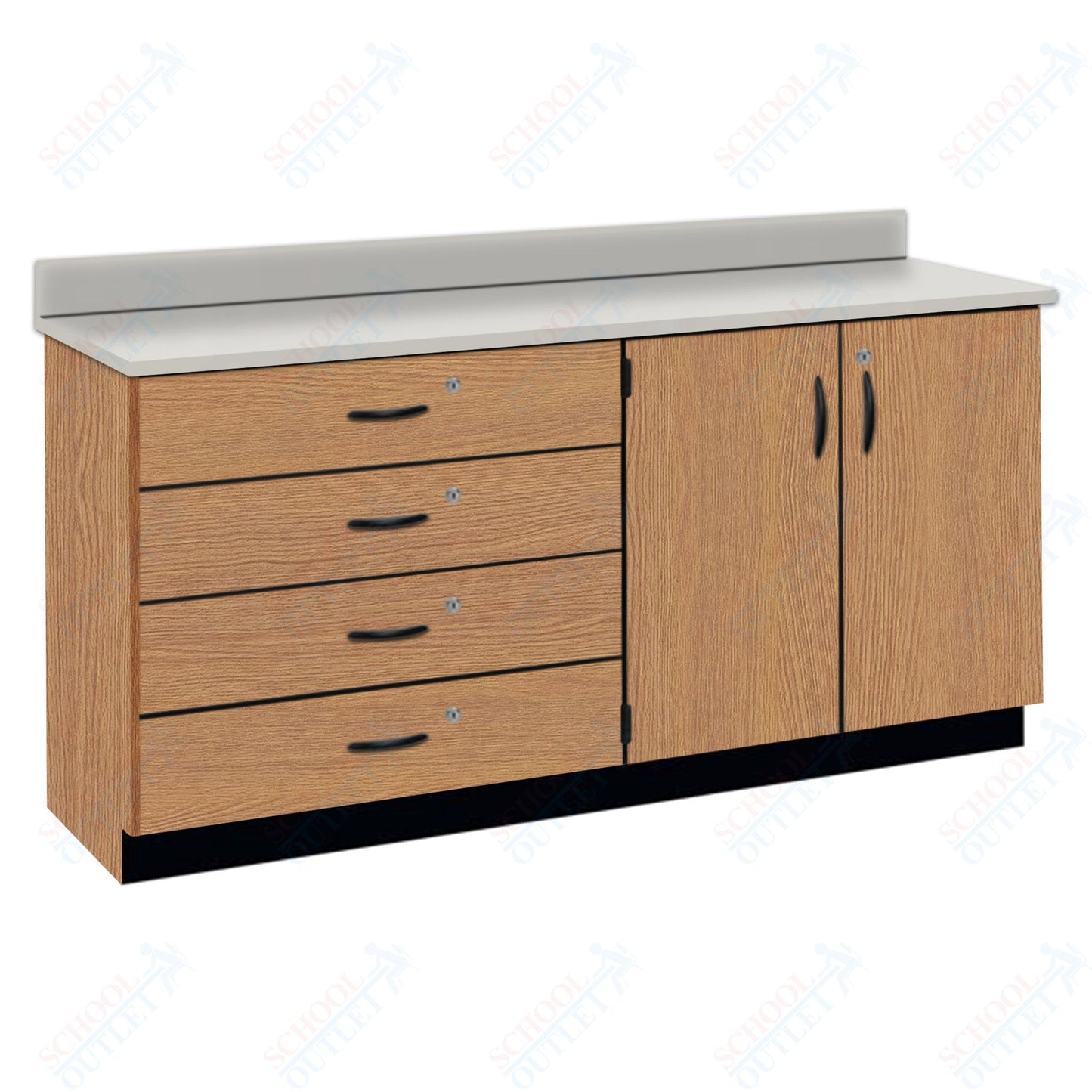 Phenolic Top Wall Work Counter with Lock (84170 K36 24)