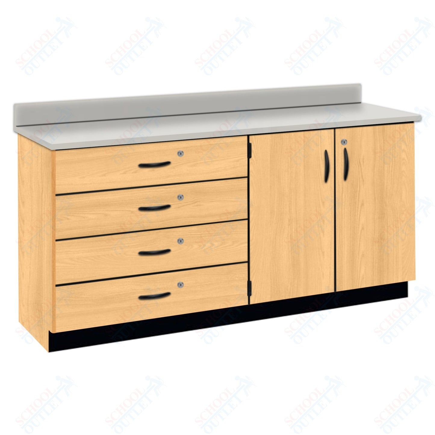 Phenolic Top Wall Work Counter with Lock (84170 K36 24)