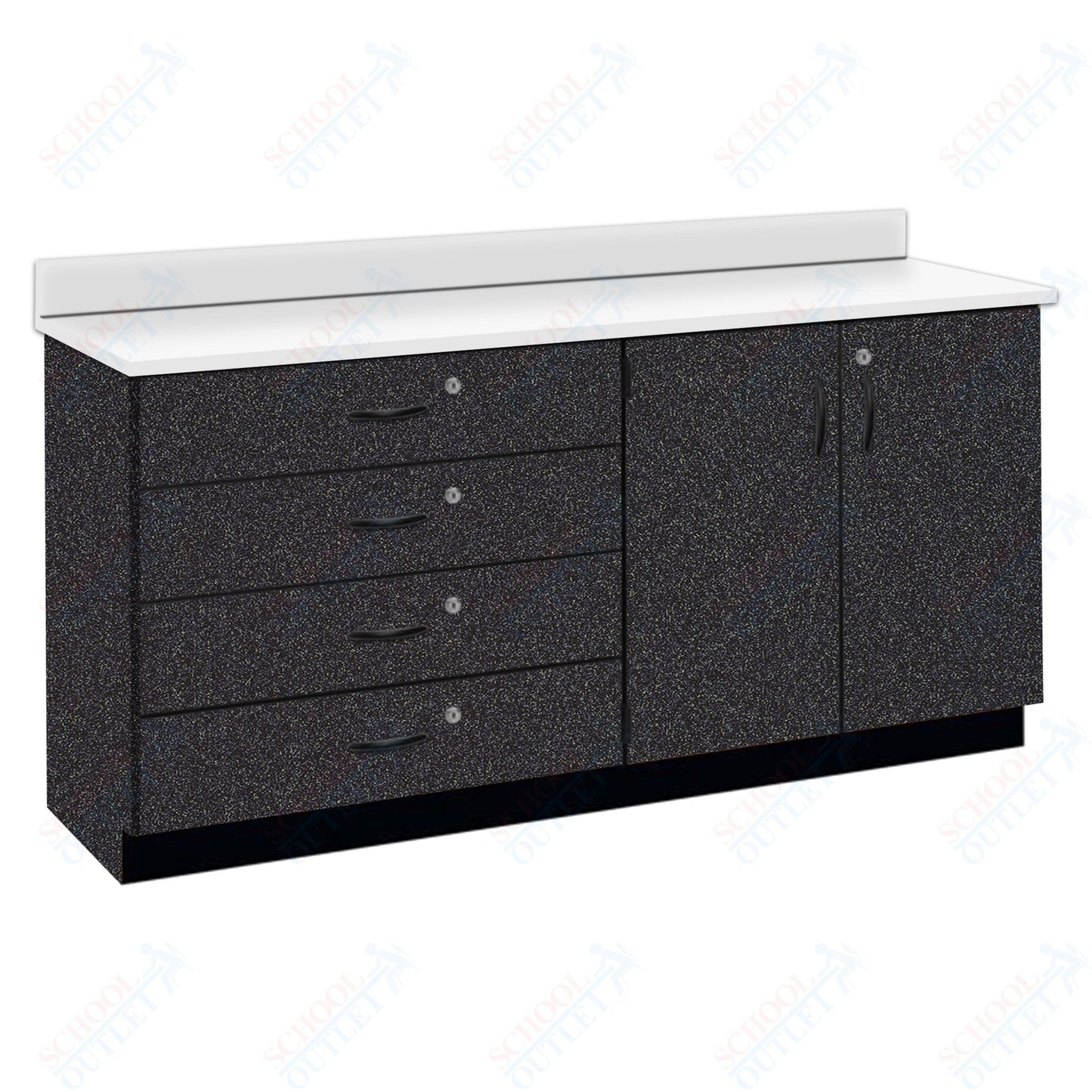 Phenolic Top Wall Work Counter with Lock (84170 K36 24)