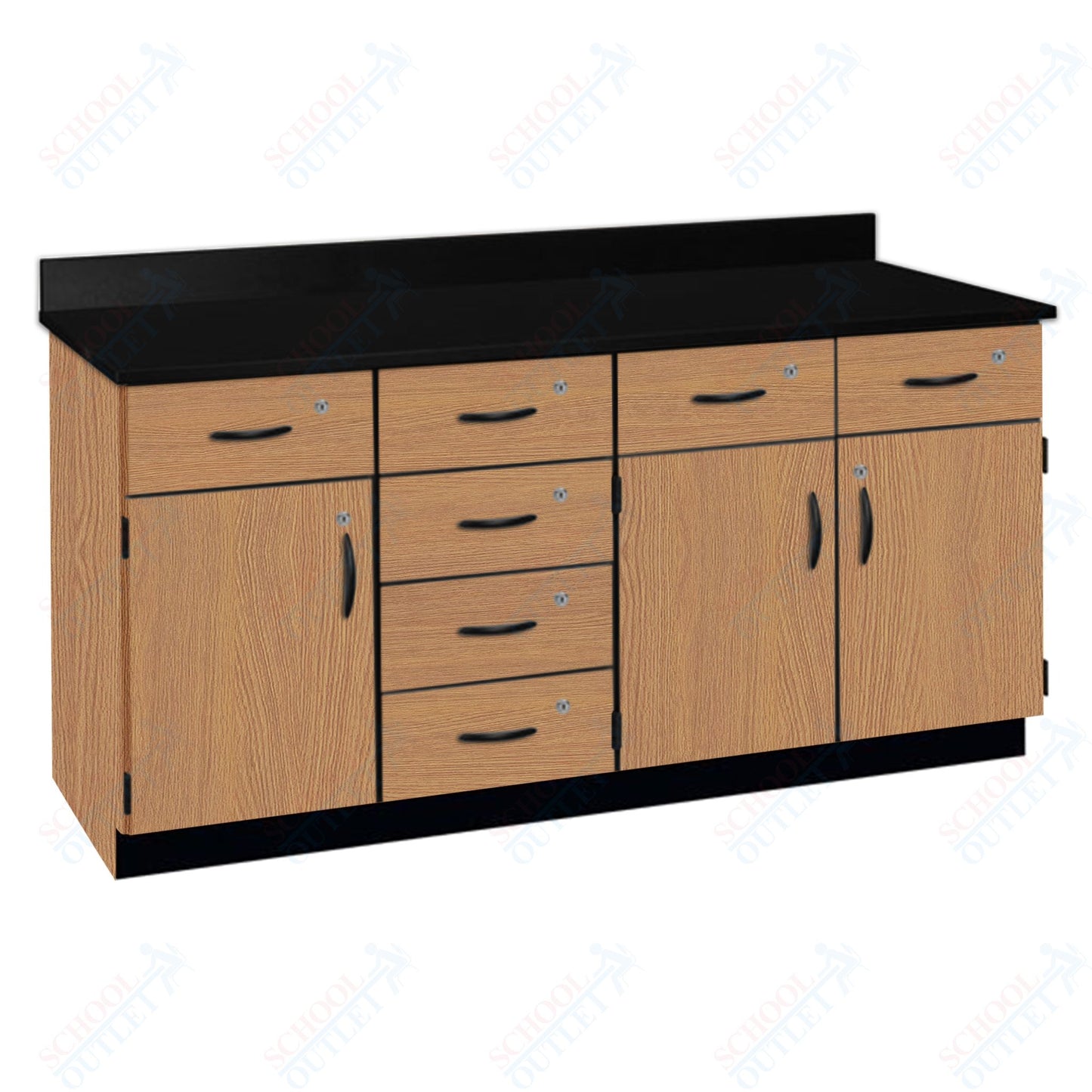 Chemical Resistant Laminate Top Wall Work Counter with Lock (84172 K36 21)