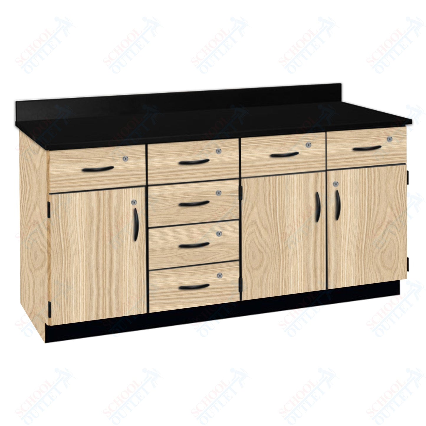 Chemical Resistant Laminate Top Wall Work Counter with Lock (84172 K36 21)