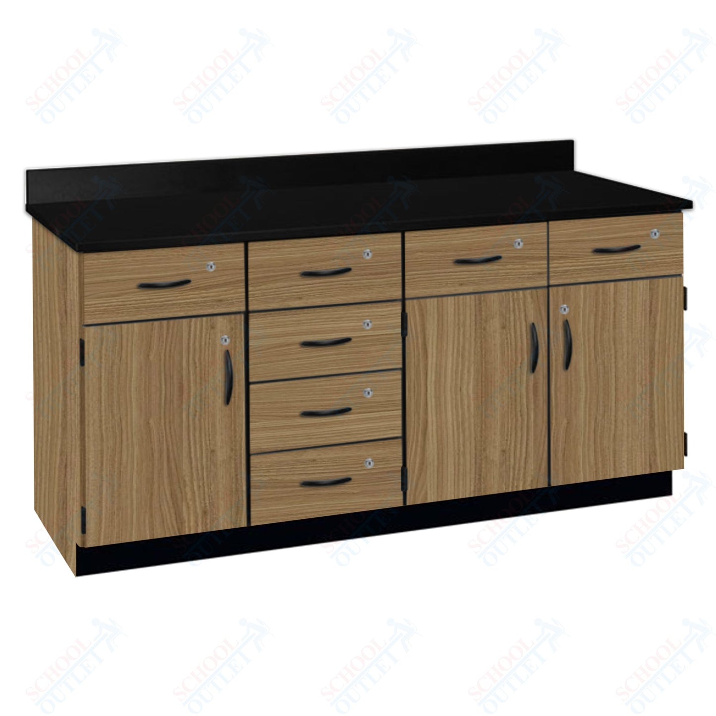 Chemical Resistant Laminate Top Wall Work Counter with Lock (84172 K36 21)