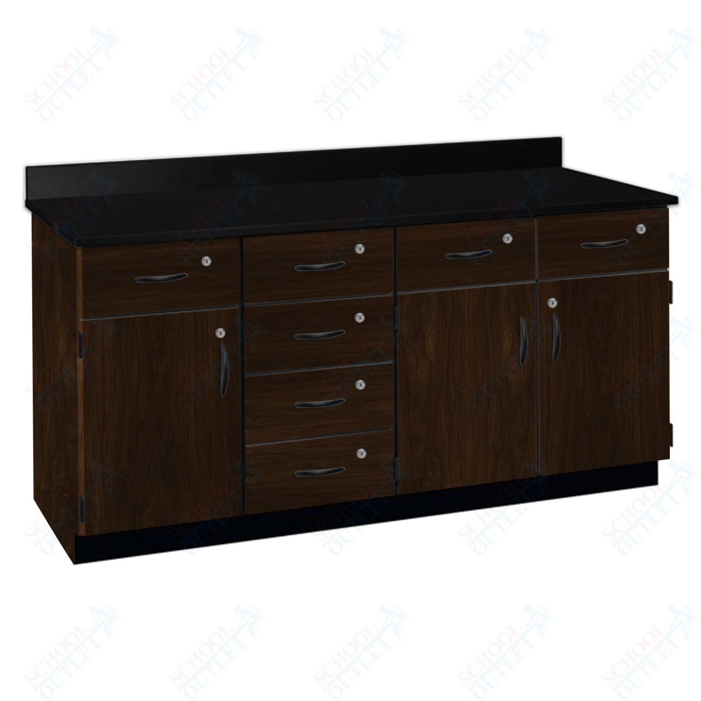 Chemical Resistant Laminate Top Wall Work Counter with Lock (84172 K36 21)