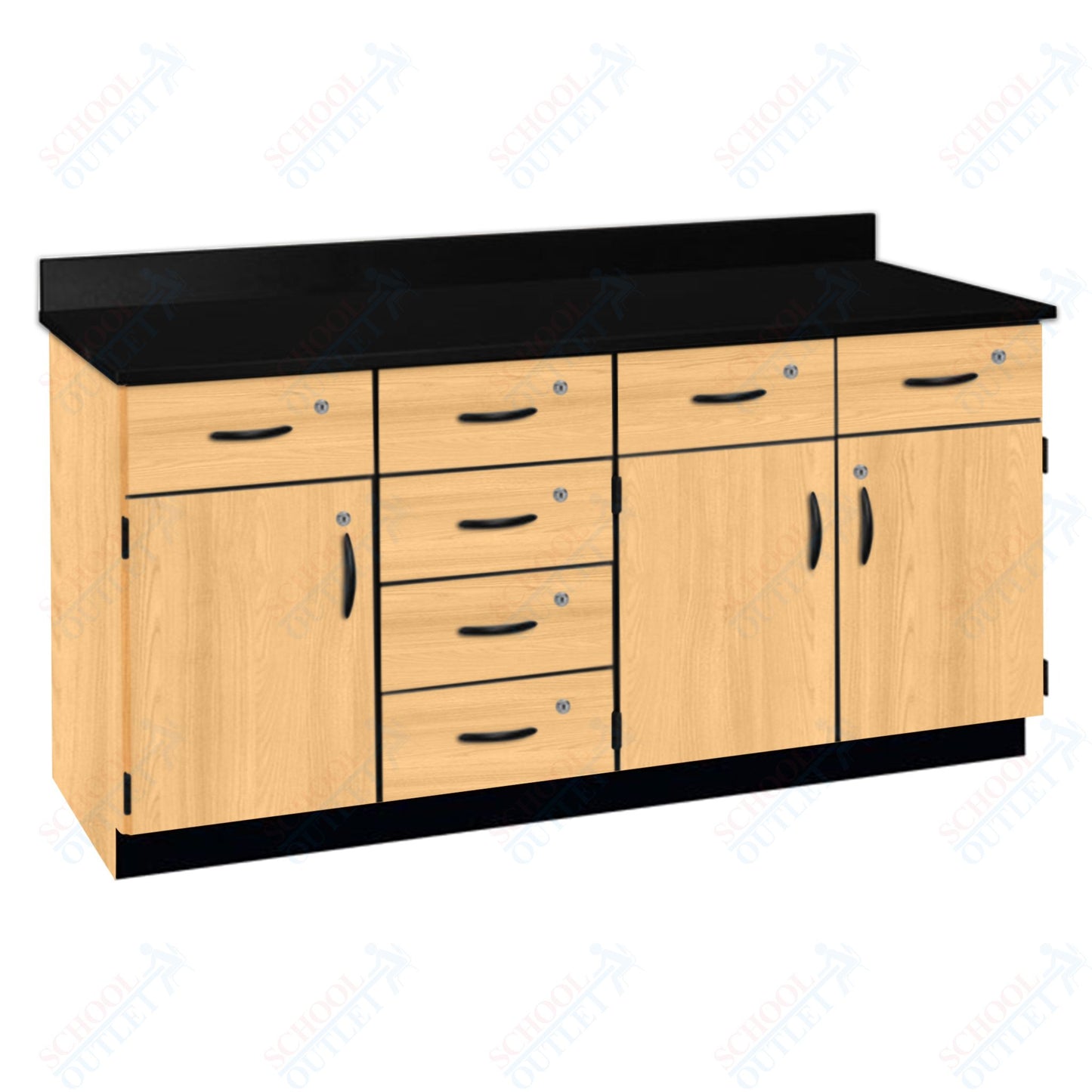 Chemical Resistant Laminate Top Wall Work Counter with Lock (84172 K36 21)