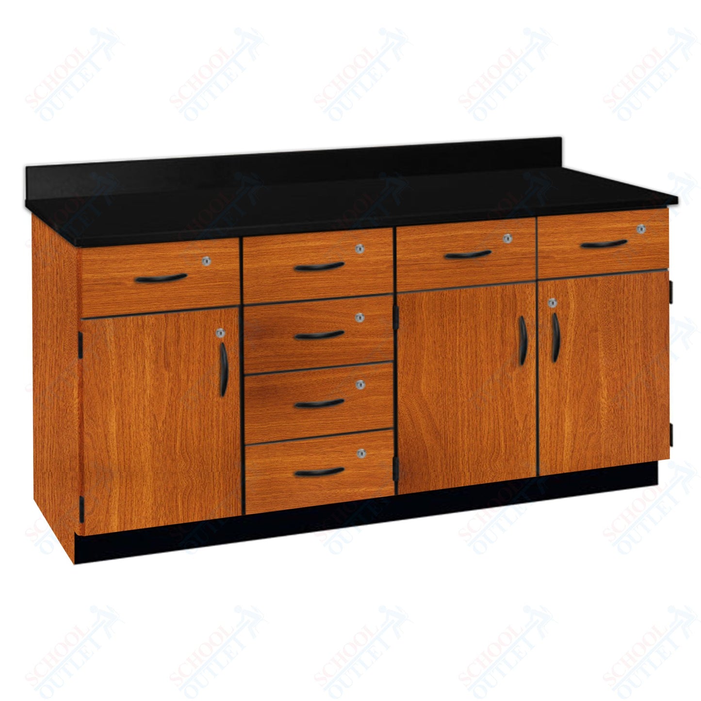 Chemical Resistant Laminate Top Wall Work Counter with Lock (84172 K36 21)