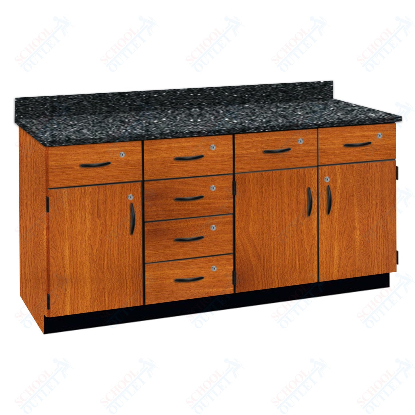 Chemical Resistant Laminate Top Wall Work Counter with Lock (84172 K36 21)