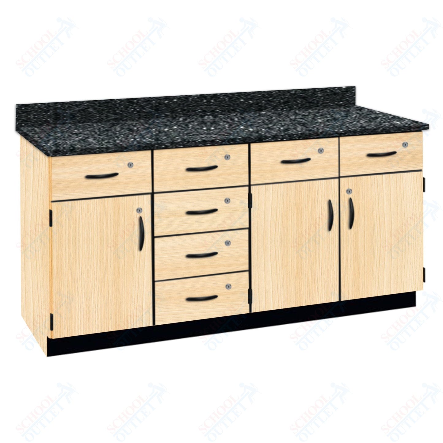 Chemical Resistant Laminate Top Wall Work Counter with Lock (84172 K36 21)