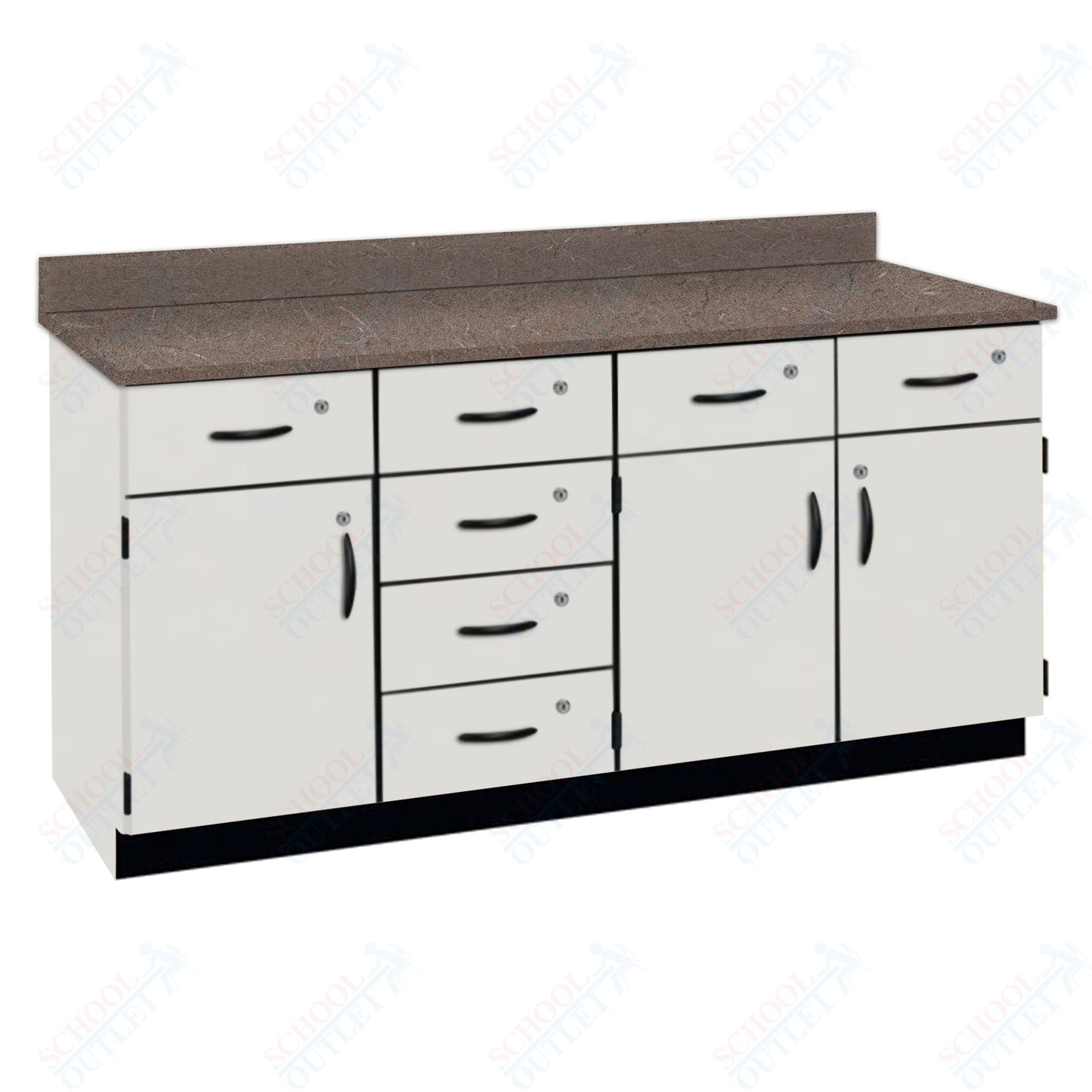 Phenolic Top Wall Work Counter with Lock (84172 K36 24)