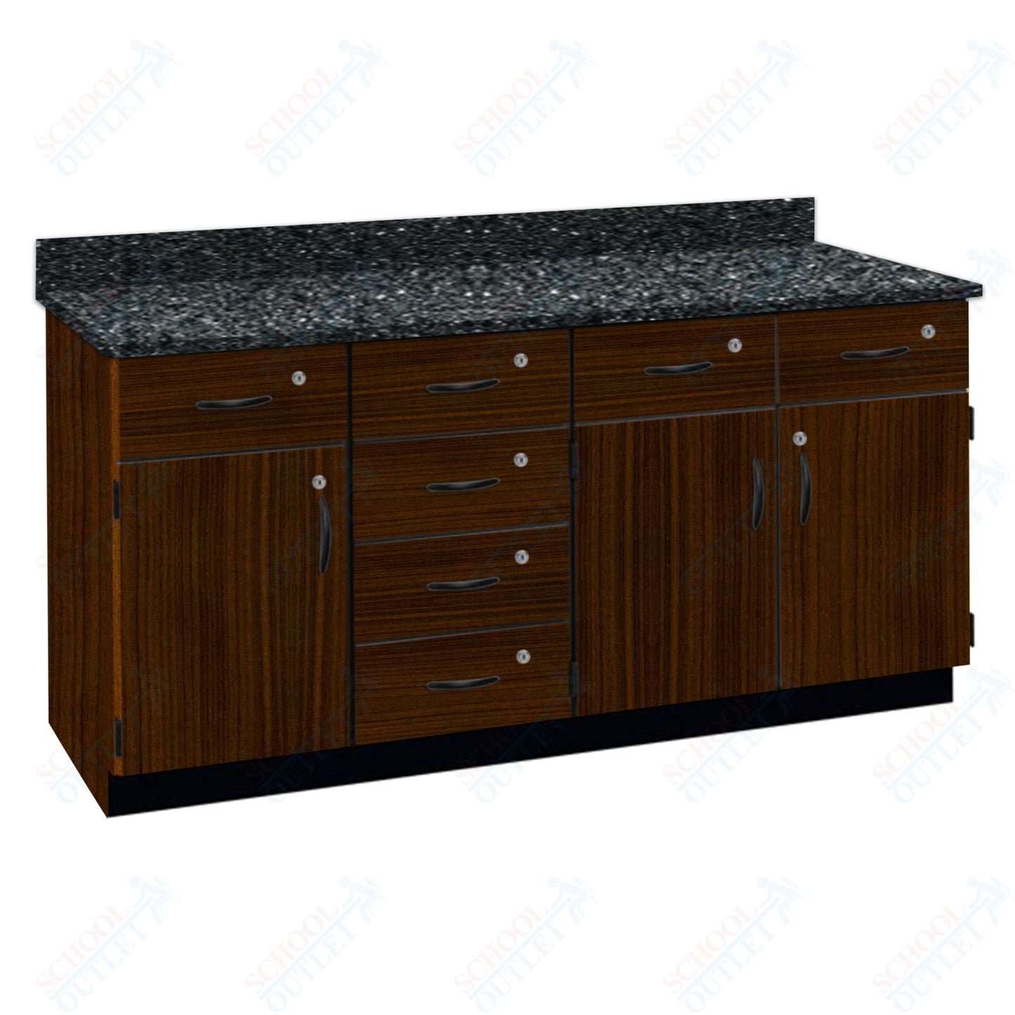 Phenolic Top Wall Work Counter with Lock (84172 K36 24)