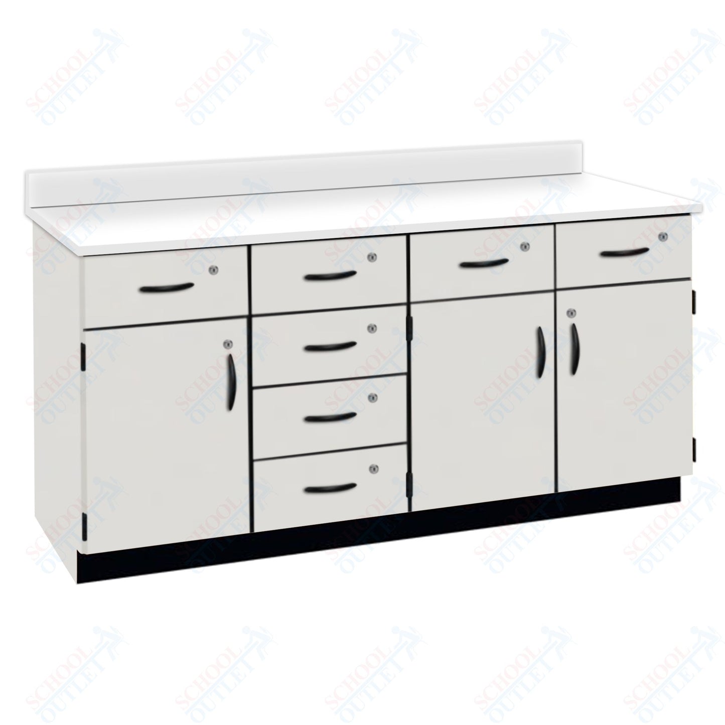 Phenolic Top Wall Work Counter with Lock (84172 K36 24)