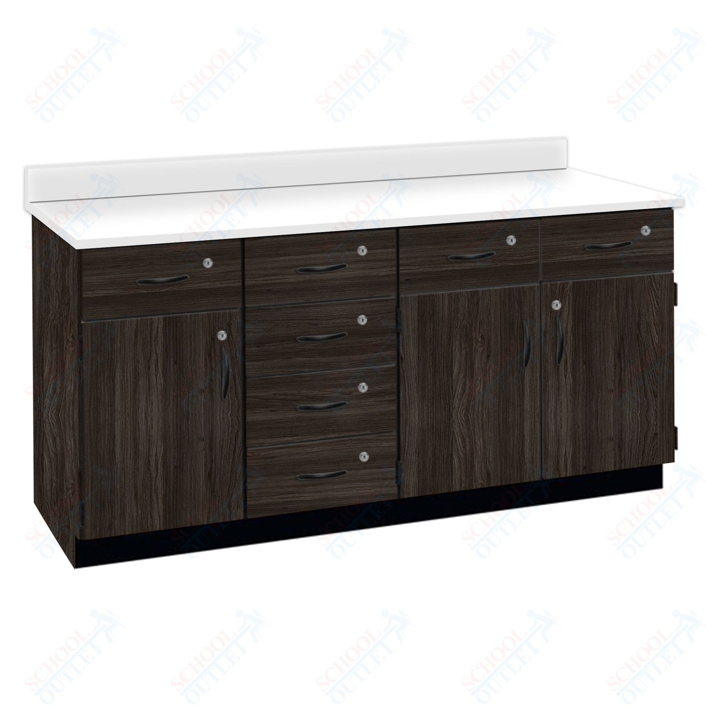 Phenolic Top Wall Work Counter with Lock (84172 K36 24)