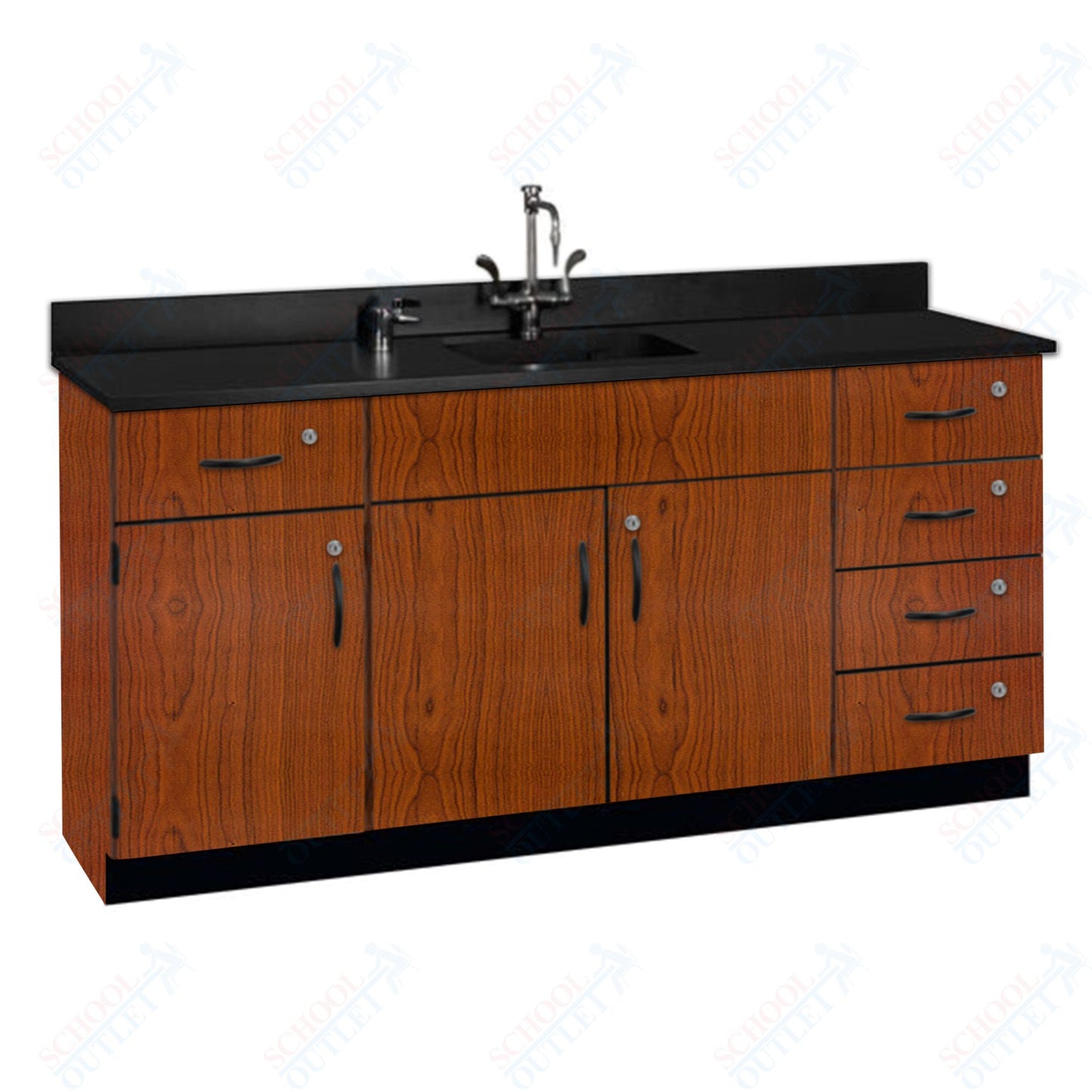 Phenolic Top Wall Work Counter with Lock (84174 K36 24)