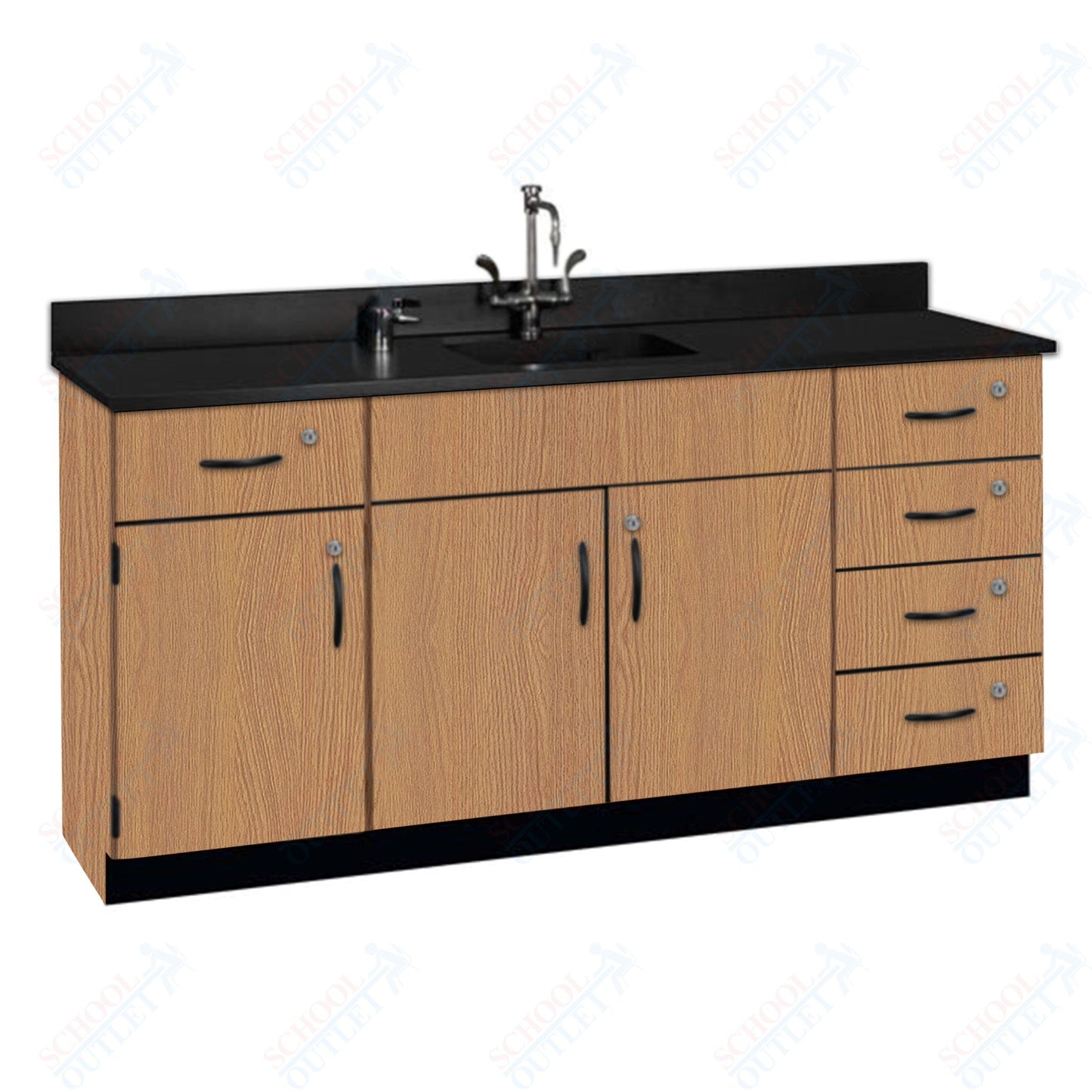 Phenolic Top Wall Work Counter with Lock (84174 K36 24)