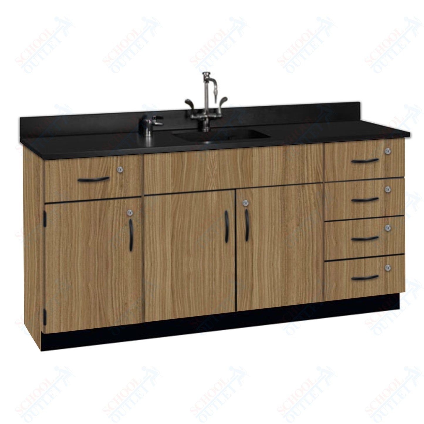 Phenolic Top Wall Work Counter with Lock (84174 K36 24)