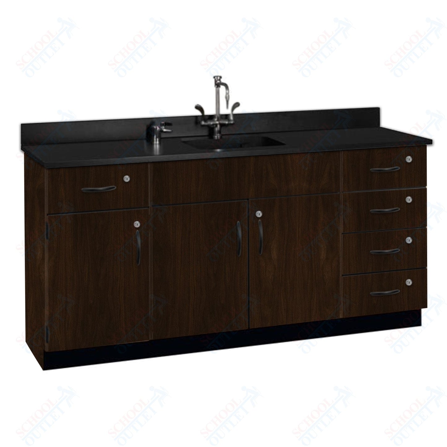 Phenolic Top Wall Work Counter with Lock (84174 K36 24)