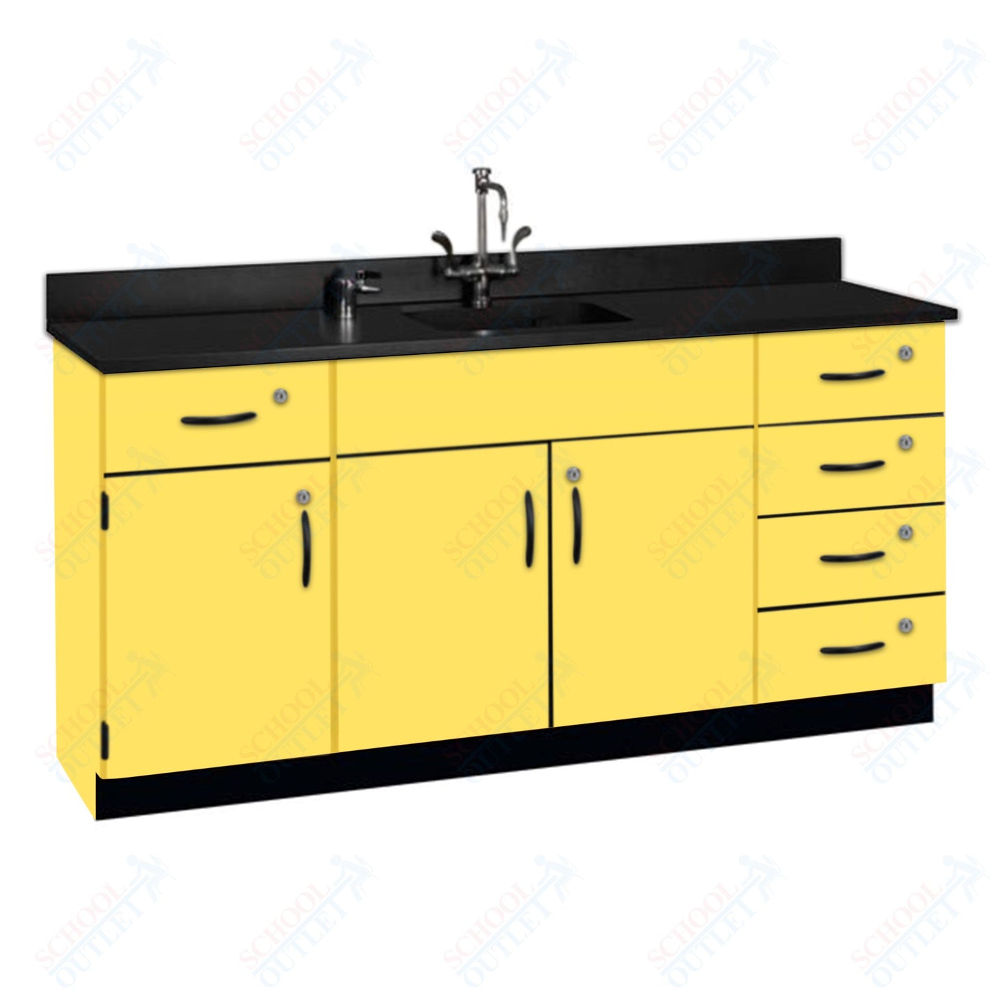 Phenolic Top Wall Work Counter with Lock (84174 K36 24)