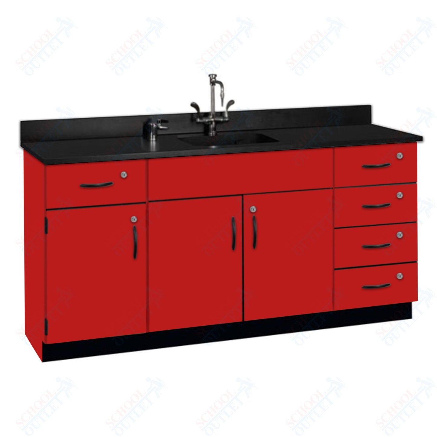 Phenolic Top Wall Work Counter with Lock (84174 K36 24)