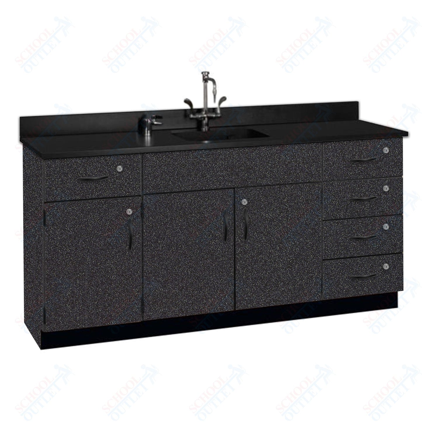 Phenolic Top Wall Work Counter with Lock (84174 K36 24)