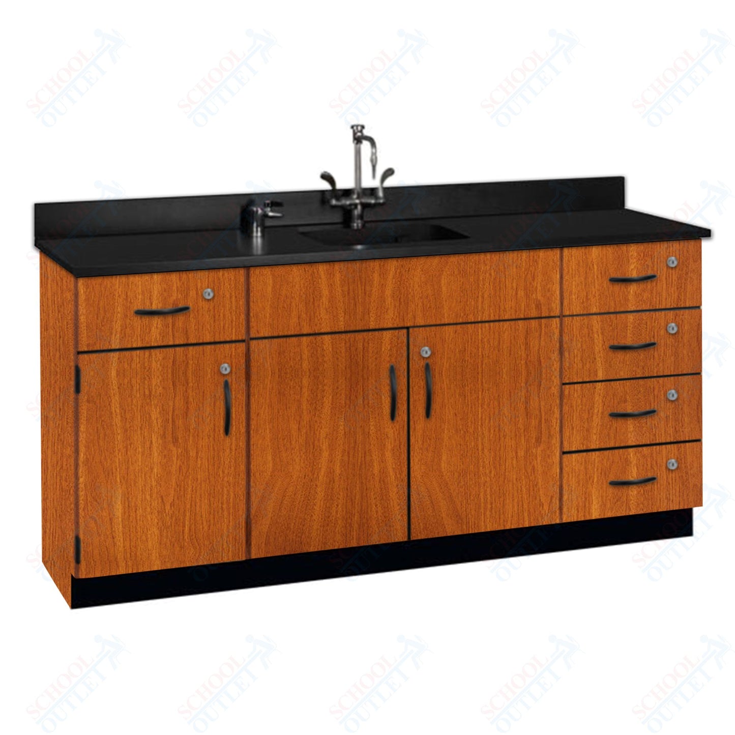 Phenolic Top Wall Work Counter with Lock (84174 K36 24)