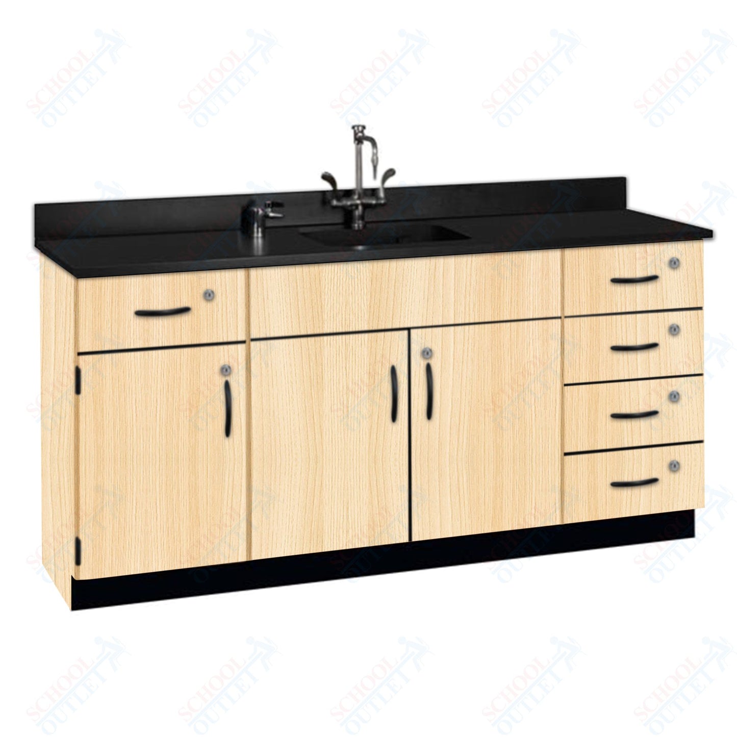 Phenolic Top Wall Work Counter with Lock (84174 K36 24)