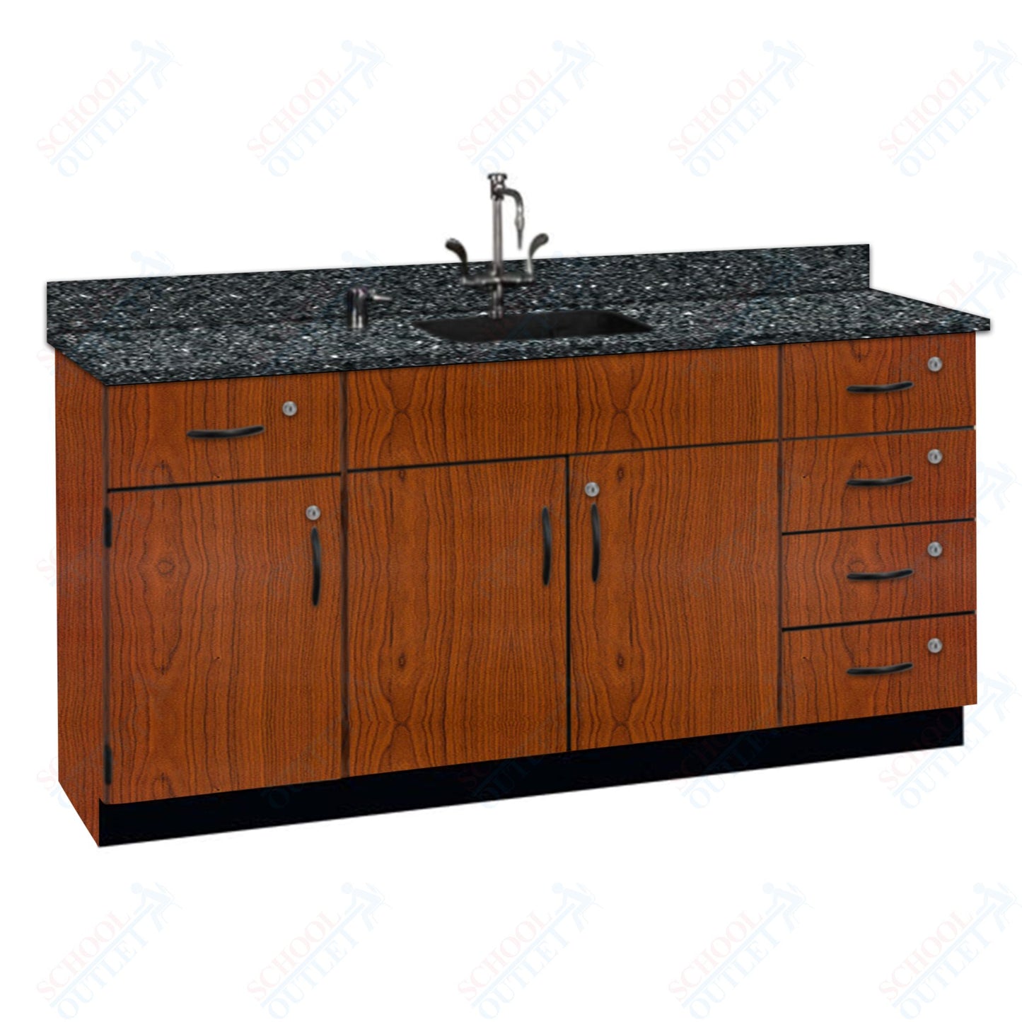 Phenolic Top Wall Work Counter with Lock (84174 K36 24)