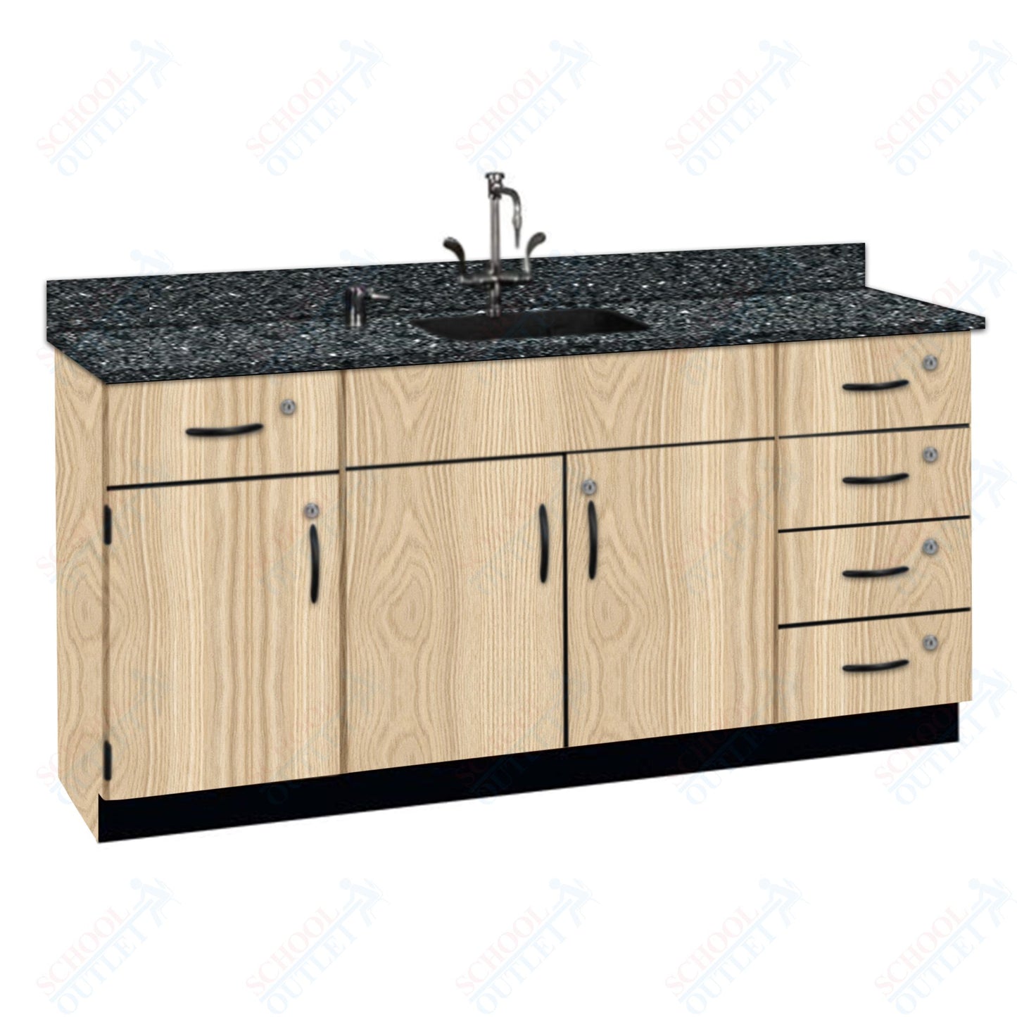 Phenolic Top Wall Work Counter with Lock (84174 K36 24)