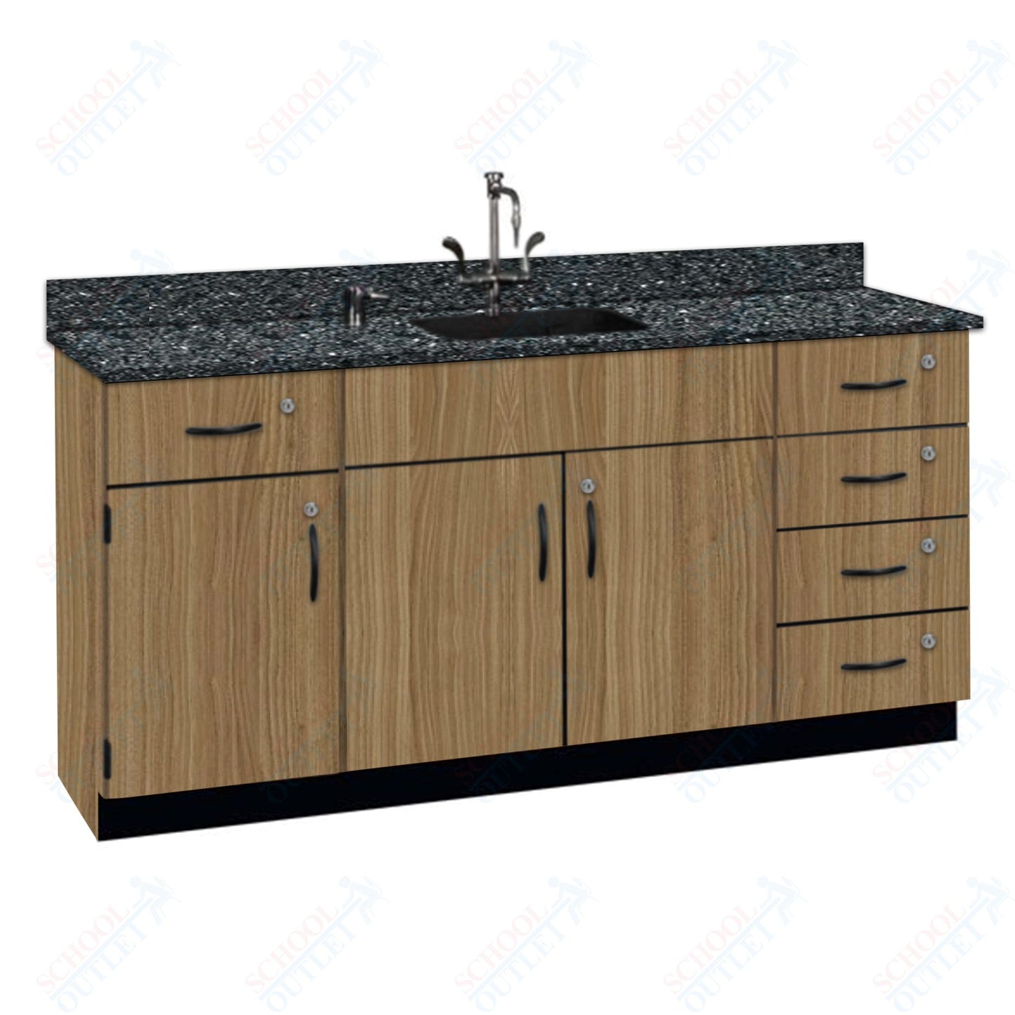 Phenolic Top Wall Work Counter with Lock (84174 K36 24)