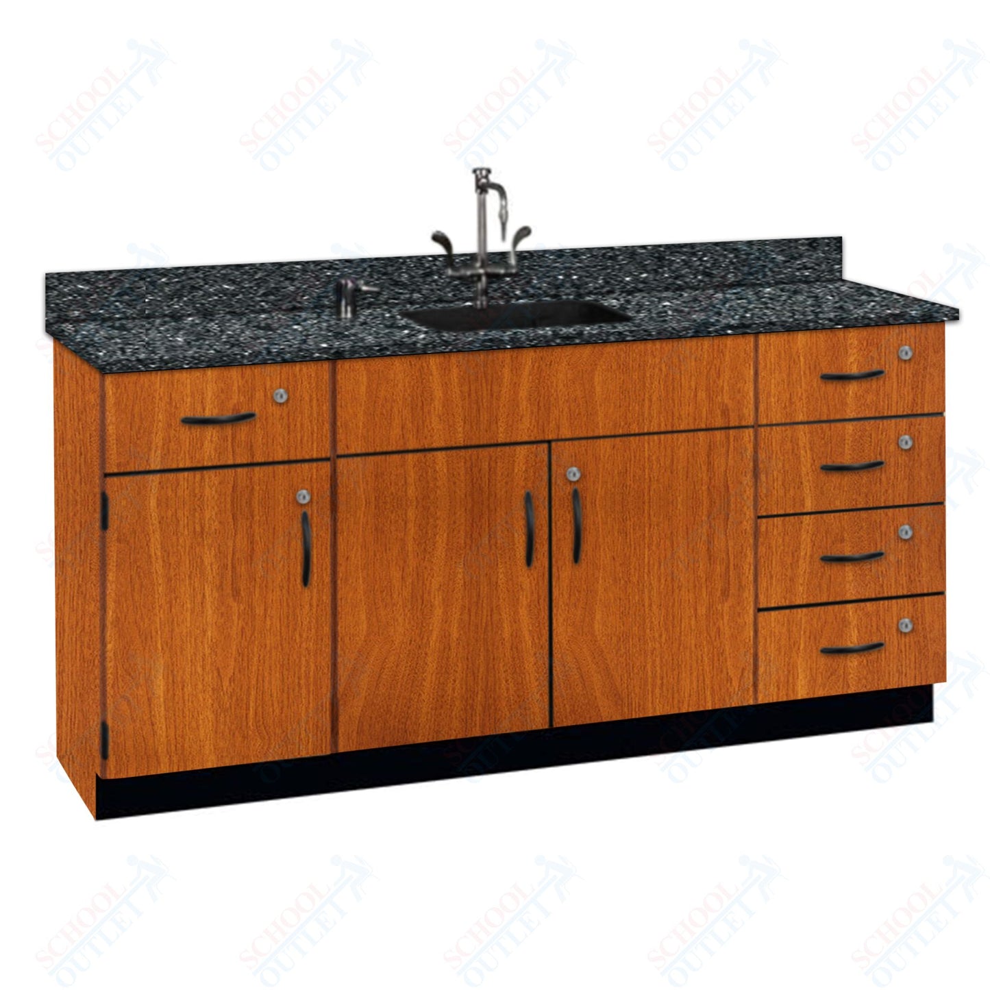 Phenolic Top Wall Work Counter with Lock (84174 K36 24)