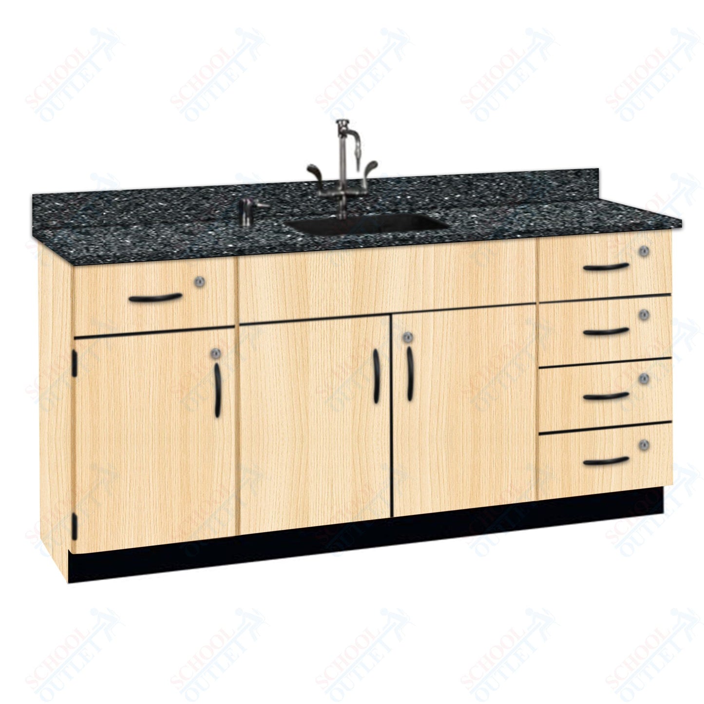 Phenolic Top Wall Work Counter with Lock (84174 K36 24)