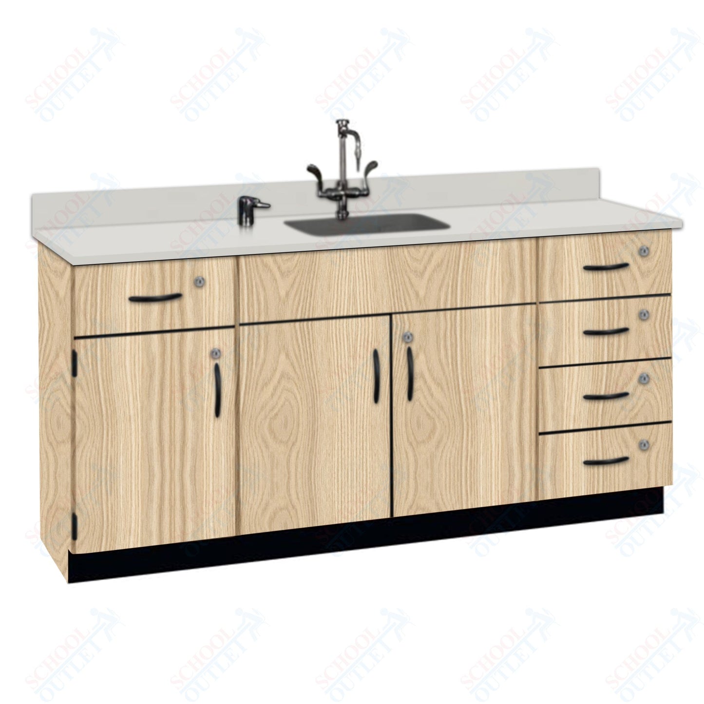 Phenolic Top Wall Work Counter with Lock (84174 K36 24)