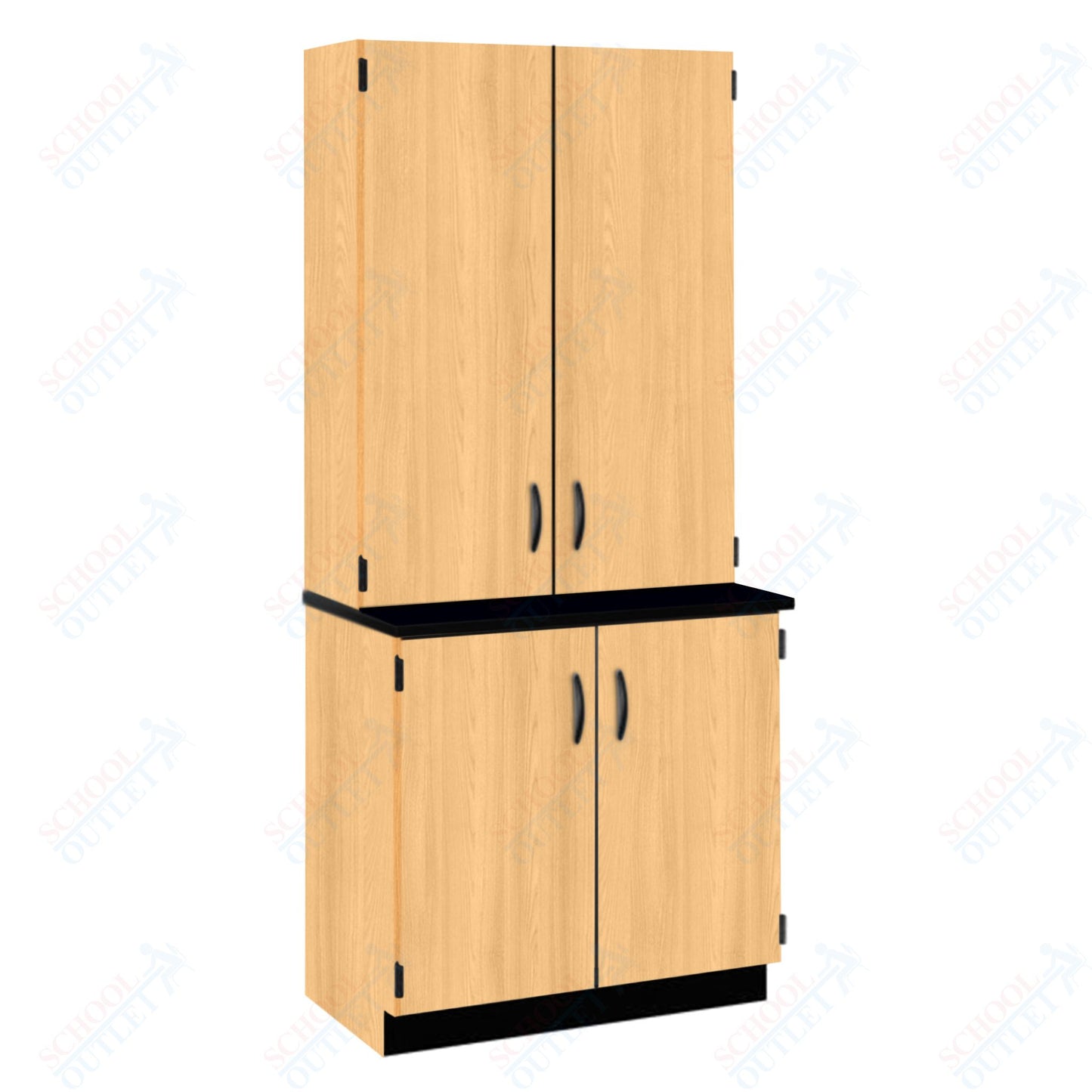 Phenolic Top Door/Shelf Hutch with Lock and Base Molding (84202 K84 24)