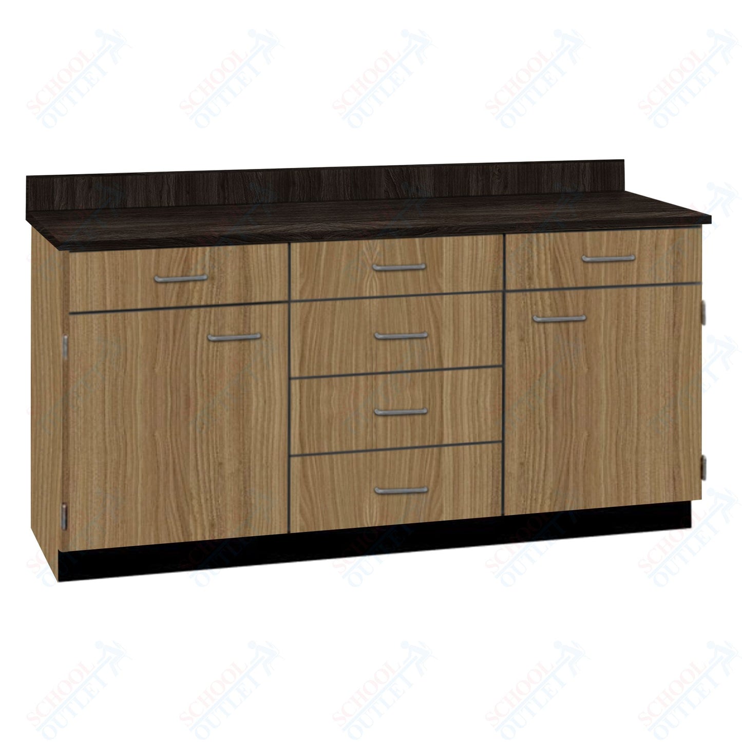 72" Wide Complete Suites with Locks (84506 F72) - SchoolOutlet