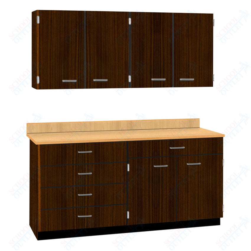 60" Wide Complete Suites with Locks (84512 F60) - SchoolOutlet