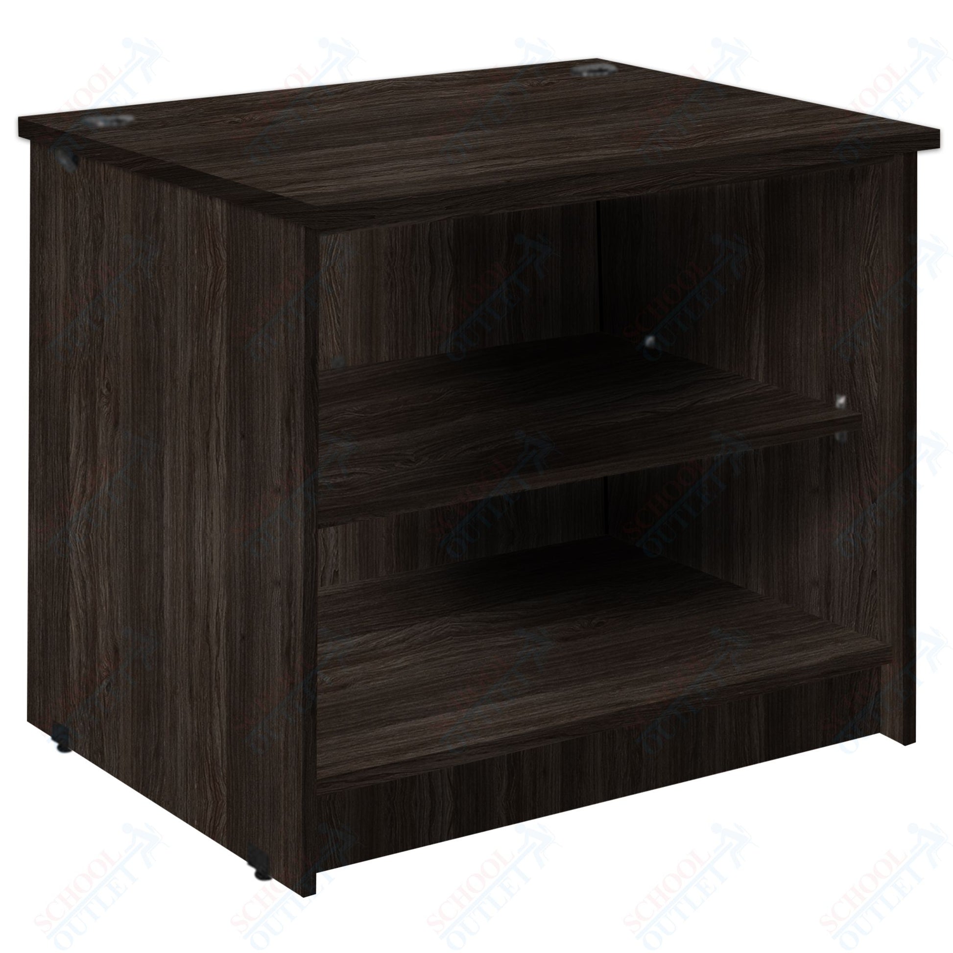 Circulation Desk Units with 2 Open Shelves (88002 Z30) - SchoolOutlet