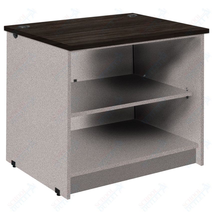 Circulation Desk Units with 2 Open Shelves (88002 Z30) - SchoolOutlet