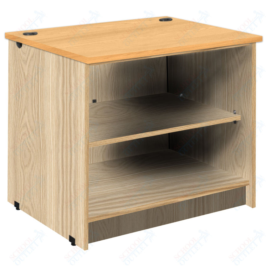 Circulation Desk Units with 2 Open Shelves (88002 Z30) - SchoolOutlet