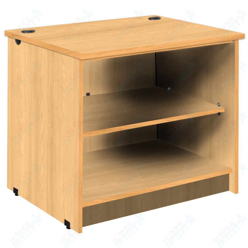 Circulation Desk Units with 2 Open Shelves (88002 Z30) - SchoolOutlet