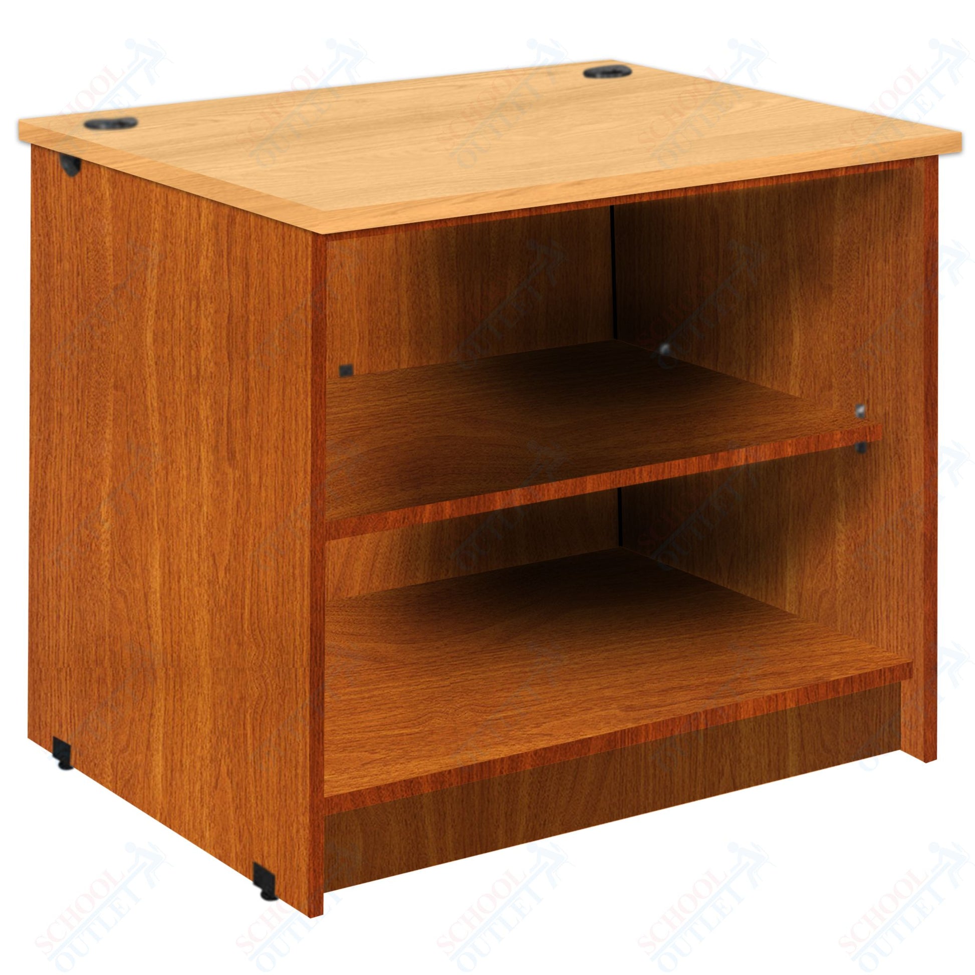 Circulation Desk Units with 2 Open Shelves (88002 Z30) - SchoolOutlet