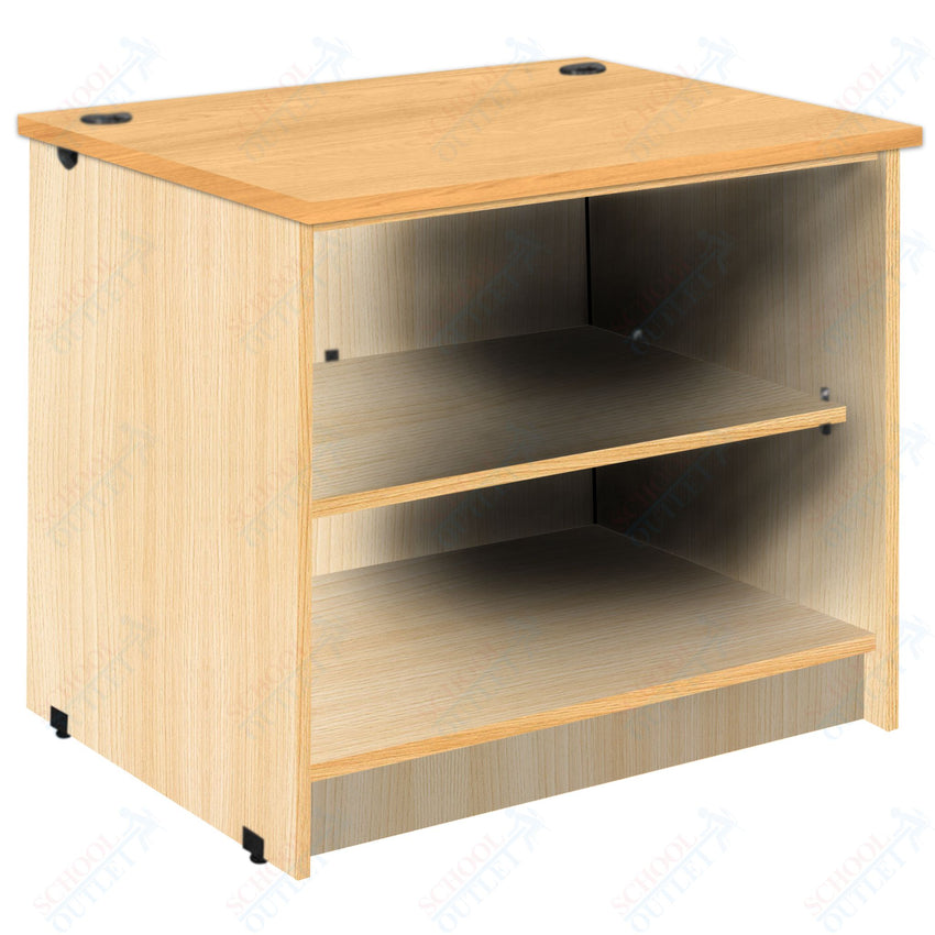 Circulation Desk Units with 2 Open Shelves (88002 Z30) - SchoolOutlet