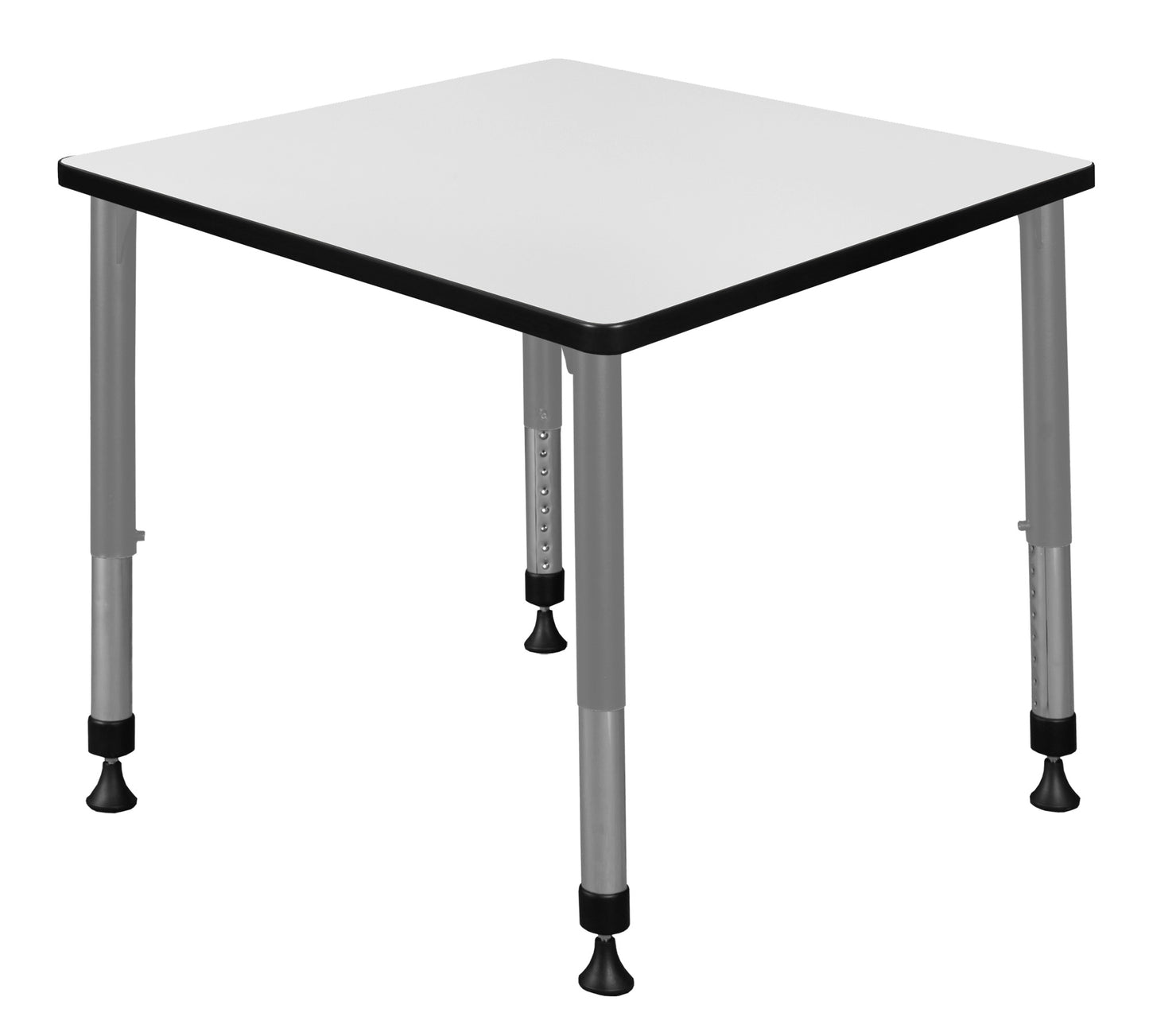 Regency Kee 30 in. Square Height Adjustable Mobile Classroom Activity Table
